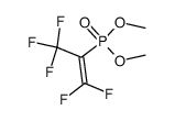 dimethyl ester of pentafluoroisopropenylphosphonic acid结构式