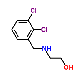 2-((2,3-DICHLOROBENZYL)AMINO)ETHANOL结构式