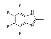 4,5,6,7-TETRAFLUORO-2-METHYL-1H-1,3-BENZODIAZOLE结构式