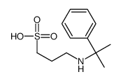 3-(2-phenylpropan-2-ylamino)propane-1-sulfonic acid Structure