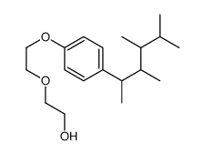 2-[2-[4-(3,4,5-trimethylhexan-2-yl)phenoxy]ethoxy]ethanol结构式