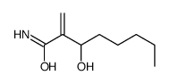 3-hydroxy-2-methylideneoctanamide结构式