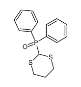 2-diphenylphosphinoyl-1,3-dithiane Structure