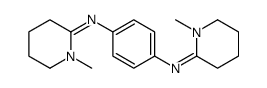 1-methyl-N-[4-[(1-methylpiperidin-2-ylidene)amino]phenyl]piperidin-2-imine Structure