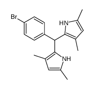 2-[(4-bromophenyl)-(3,5-dimethyl-1H-pyrrol-2-yl)methyl]-3,5-dimethyl-1H-pyrrole Structure