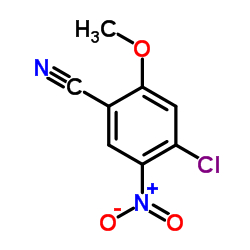 4-Chloro-2-methoxy-5-nitrobenzonitrile Structure