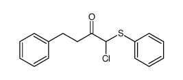 1-chloro-4-phenyl-1-(phenylthio)butan-2-one Structure
