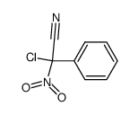 chloro-nitro-phenyl-acetonitrile Structure