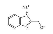sodium (1H-benzo[d]imidazol-2-yl)methanolate Structure