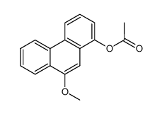 1-acetoxy-9-methoxy-phenanthrene Structure