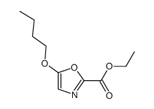 ethyl 5-butoxy-1,3-oxazole-2-carboxylate结构式