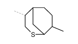 4,8-dimethyl-2-thiabicyclo(3.3.1)nonane结构式