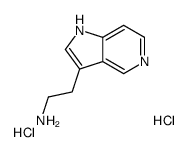 2-(1H-pyrrolo[3,2-c]pyridin-3-yl)ethanamine,dihydrochloride结构式