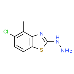 5-CHLORO-4-METHYL-2(3H)-BENZOTHIAZOLONEHYDRAZONE structure
