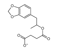 4-[1-(1,3-benzodioxol-5-yl)propan-2-yloxy]-4-oxobutanoate Structure