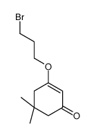 3-(3-bromopropoxy)-5,5-dimethylcyclohex-2-en-1-one Structure