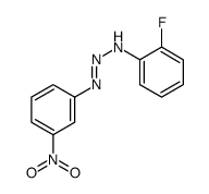 N-[(2-fluorophenyl)diazenyl]-3-nitroaniline结构式