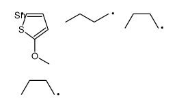tributyl-(5-methoxythiophen-2-yl)stannane Structure