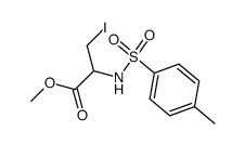 methyl 3-iodo-2-((4-methylphenyl)sulfonamido)propanoate结构式