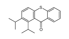 1,2-di(propan-2-yl)thioxanthen-9-one结构式