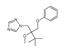 1-[2-methoxy-3,3-dimethyl-2-(phenoxymethyl)butyl]-1,2,4-triazole结构式