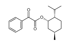 (+)-[(1S,2S,5R)-2-Isopropyl-5-methylcyclohexyl]-phenylglyoxylat Structure