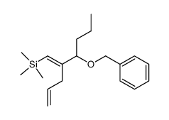 1-(trimethylsilyl)-2-(2-propenyl)-3-(benzyloxy)-1-hexene结构式