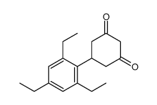 5-(2,4,6-triethylphenyl)cyclohexane-1,3-dione Structure