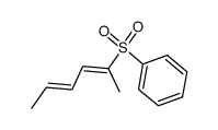 [((2E,4E)-Hexa-2,4-diene)-2-sulfonyl]-benzene Structure