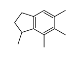 1,5,6,7-tetramethyl-2,3-dihydro-1H-indene Structure