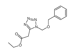 ethyl 2-[1-(phenylmethoxymethyl)tetrazol-5-yl]acetate Structure