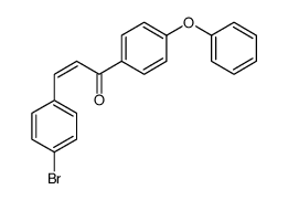 3-(4-bromophenyl)-1-(4-phenoxyphenyl)prop-2-en-1-one Structure