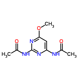 N,N'-(6-Methoxy-2,4-pyrimidinediyl)diacetamide结构式