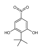 2-tert-butyl-5-nitrobenzene-1,3-diol结构式