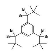 1,3,5-tris(1,1-dibromo-2,2-dimethylpropyl)benzene结构式