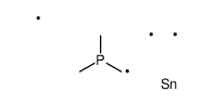 dimethyl(trimethylstannylmethyl)phosphane Structure