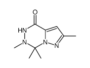2,6,7,7-tetramethyl-5H-pyrazolo[1,5-d][1,2,4]triazin-4-one Structure