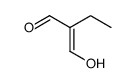 Butanal, 2-(hydroxymethylene) Structure