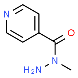 4-Pyridinecarboxylicacid,1-methylhydrazide(9CI)结构式