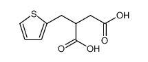 Butanedioic acid, 2-(2-thienylmethyl) Structure