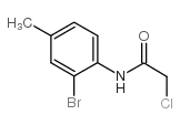 N-(2-bromo-4-methylphenyl)-2-chloroacetamide Structure