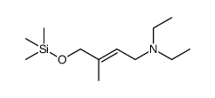 2-Buten-1-amine, N,N-diethyl-3-methyl-4-[(trimethylsilyl)oxy]-, (E)结构式