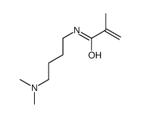 N-[4-(dimethylamino)butyl]-2-methylprop-2-enamide结构式