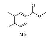 3-Amino-4,5-dimethyl-benzoic acid methyl ester结构式