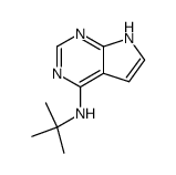 tert-butyl-(7H-pyrrolo[2,3-d]pyrimidin-4-yl)-amine结构式