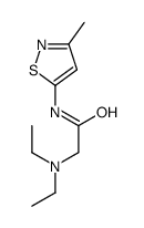 2-(diethylamino)-N-(3-methyl-1,2-thiazol-5-yl)acetamide结构式