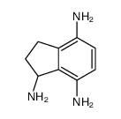 2,3-dihydro-1H-indene-1,4,7-triamine结构式
