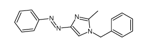 (1-benzyl-2-methylimidazol-4-yl)-phenyldiazene结构式