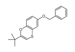2-tert-butyl-6-phenylmethoxy-1,4-benzoxathiine Structure