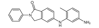 5-(5-amino-2-methylphenylamino)-2-phenyl-2,3-dihydroisoindol-1-one Structure